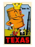 King Oil Decal