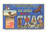 Greetings from San Angelo  Texas