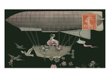 Woman in Airship Gondola