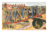 Greetings from the Badlands  South Dakota