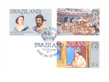 Swaziland Stamps  Queen Elizabetth