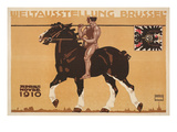Belgian Horse Show Poster  1910
