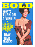 Bold  Lurid Magazine Cover with Cheesecake
