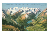 Peaks of the Upper Engadine  Swiss Alps