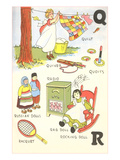 Learning the Alphabet  Q and R
