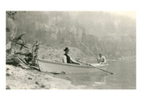 Old Folks Fishing in Boat