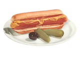 Hot Dog  Pickles  Olive