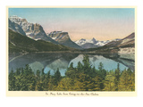 St Mary Lake  Glacier Park  Montana