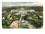 Overview of Versailles  France