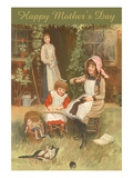 Happy Mother's Day  Peaceful Domestic Scene