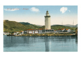 Port Lighthouse  Malaga  Spain