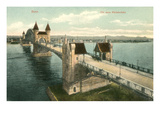 Bridge over the Rhine  Bonn  Germany