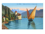 Chillon Castle  Lake Geneva  Switzerland