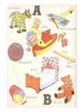 Learning the Alphabet  A and B