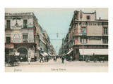 Vintage Mexico City Street Scene