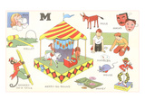 Learning the Alphabet  M