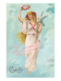 Charity as Maiden in Greek Garb