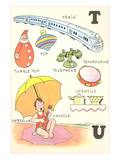 Learning the Alphabet  T and U