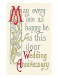 Art Nouveau Wedding Anniversary Wishes
