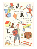 Learning the Alphabet  J  K and L