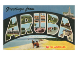 Greetings from Aruba  Netherland Antilles