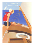 Woman Sailing  Stillwater  Minnesota