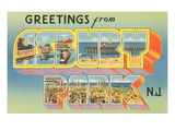 Greetings from Asbury Park  New Jersey