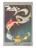 Mexican Travel Poster  Big Fish
