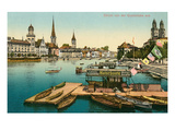 Qualbrucke in Zurich  Switzerland