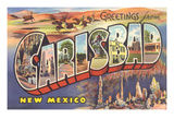 Greetings from Carlsbad  New Mexico