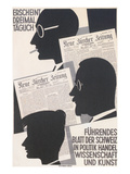 Poster for Swiss Newspaper