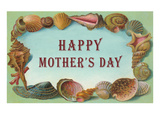 Happy Mother's Day  Seashell Border