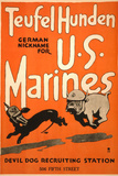 World War I Devil Dog Poster