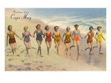 Greetings from Cape May  New Jersey  Bathing Beauties