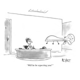 "Will he be expecting you" - Cartoon
