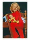 Little Girl and Bunk Bed