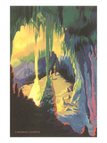 Painting of Carlsbad Caverns  New Mexico