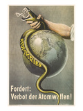 Ban Atomic Weapons  Snake and Globe