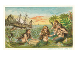 Greetings from Cape May  New Jersey  Mermaids