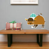 Letter B - Biki the Buffalo Wall Decal