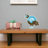 Letter Q - Quinnlyn the Quail Wall Decal