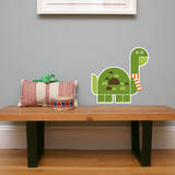 Letter D - Don the Dinosaur Wall Decal