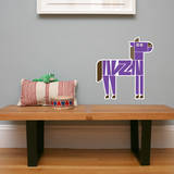Letter Z - Zach the Zebra Wall Decal