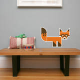 Letter F - Finnegan the Fox Wall Decal