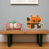 Letter R - Riley the Raccoon Wall Decal