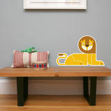 Letter L - Leo the Lion Wall Decal
