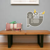 Letter G - Gloria the Gorilla Wall Decal