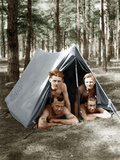 Young Men in a Tent