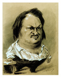 Balzac  Caricature by Nadar  C19th