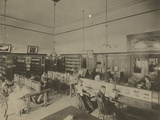 Public Reading Rooms at the Public Library  Los Angeles  CA  C1905